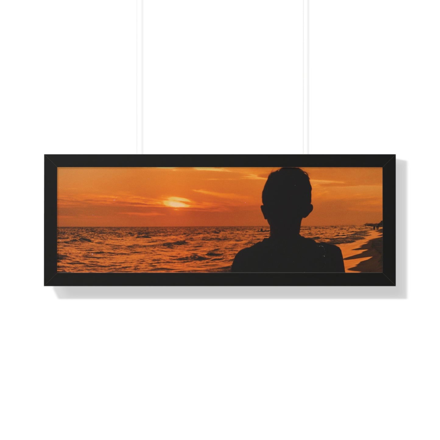 Fine Art Photography, Ocean Sunset Framed Print, Caribbean Waves Poster Print