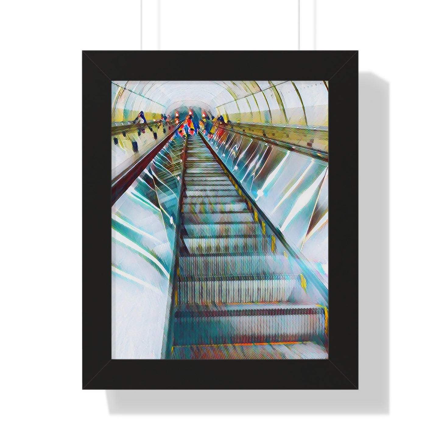 Washington Subway Art gift Framed Vertical Poster