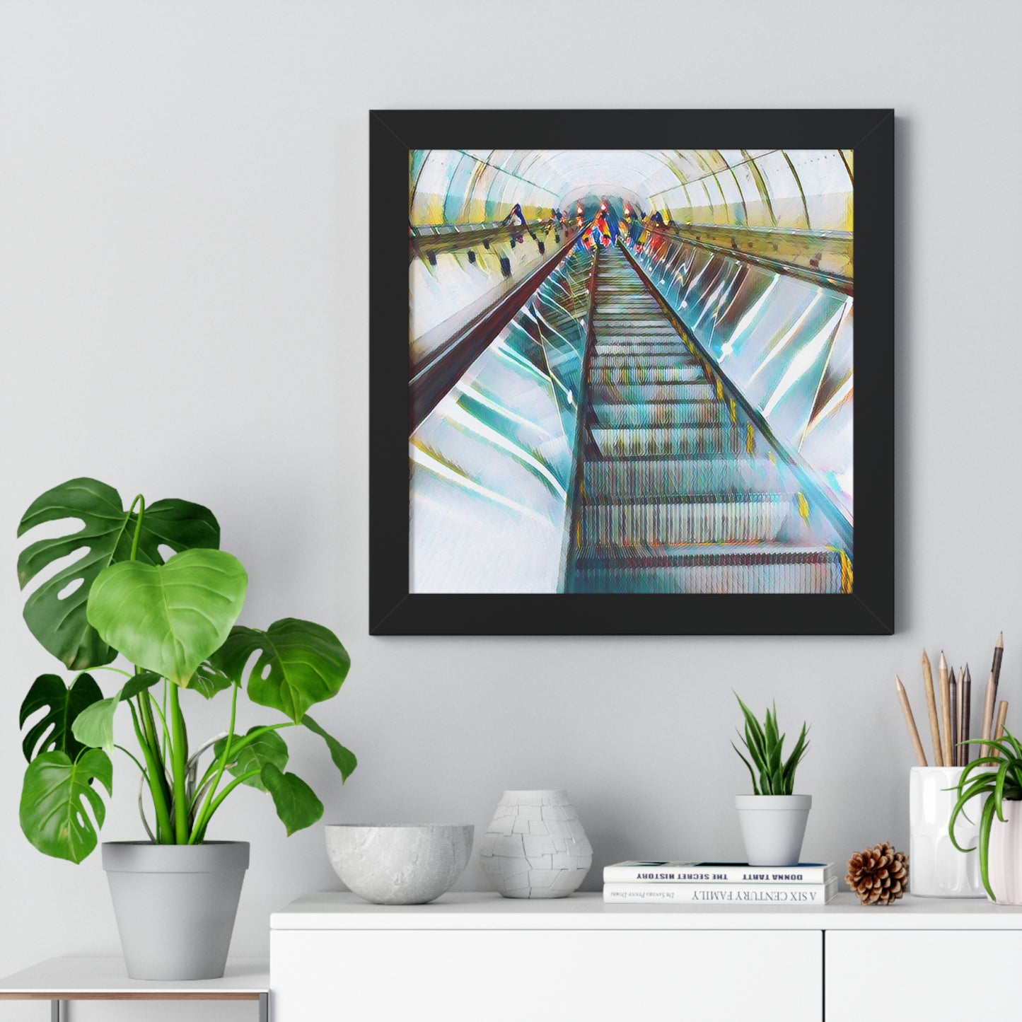 Washington Subway Art gift Framed Vertical Poster