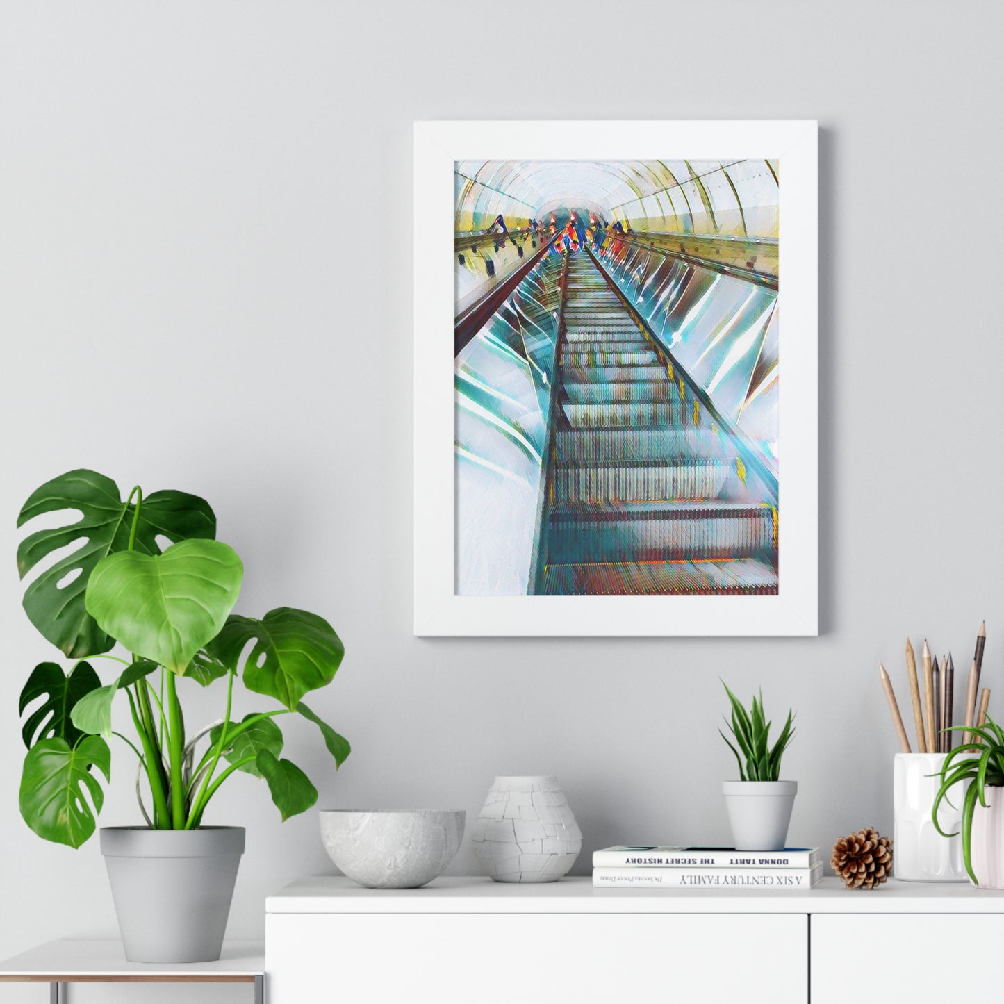 Washington Subway Art gift Framed Vertical Poster