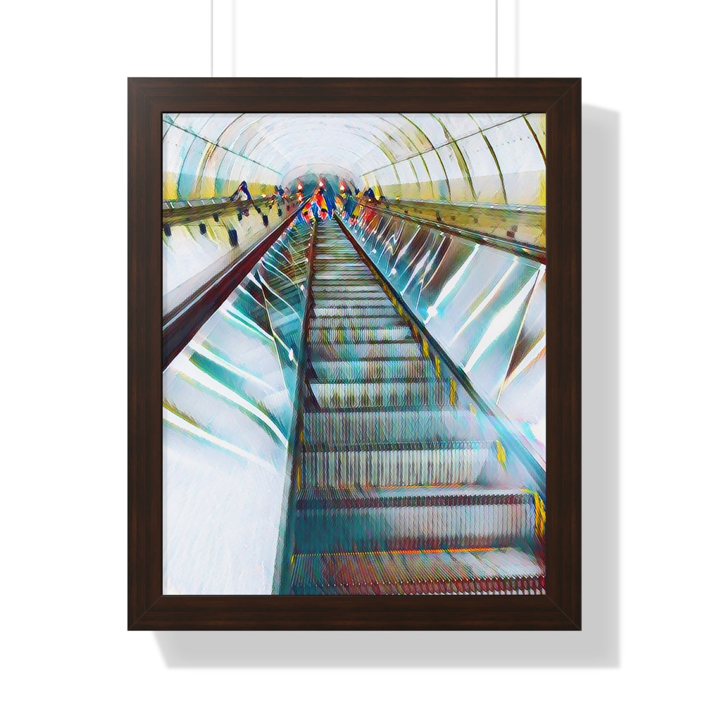 Washington Subway Art gift Framed Vertical Poster