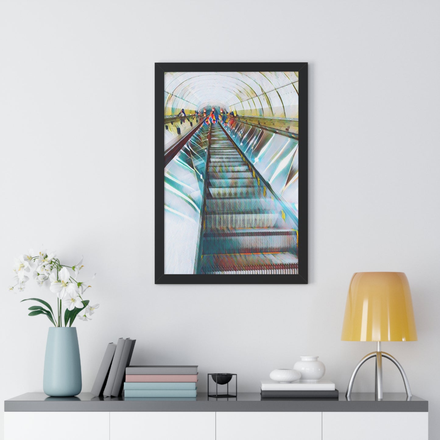 Washington Subway Art gift Framed Vertical Poster