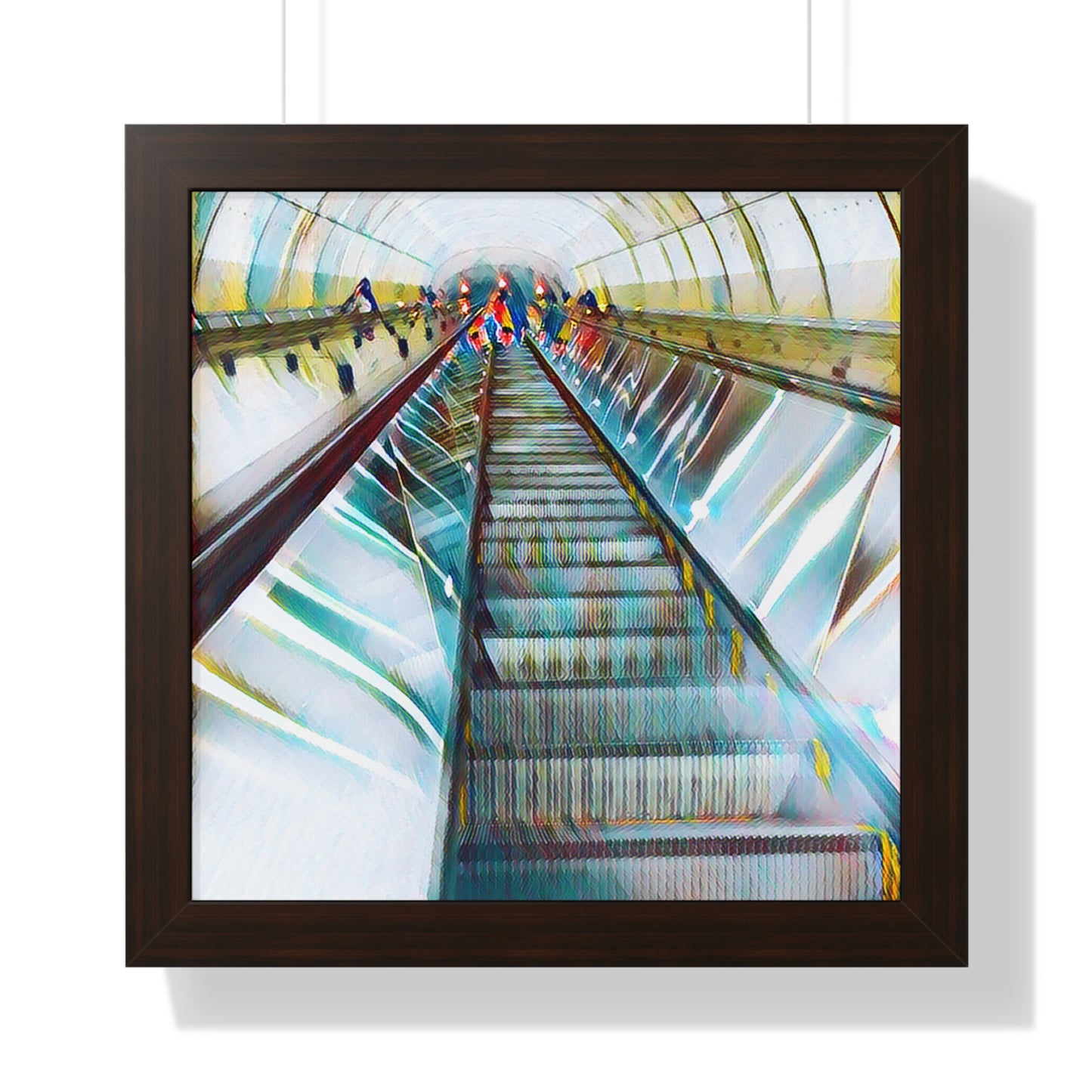 Washington Subway Art gift Framed Vertical Poster