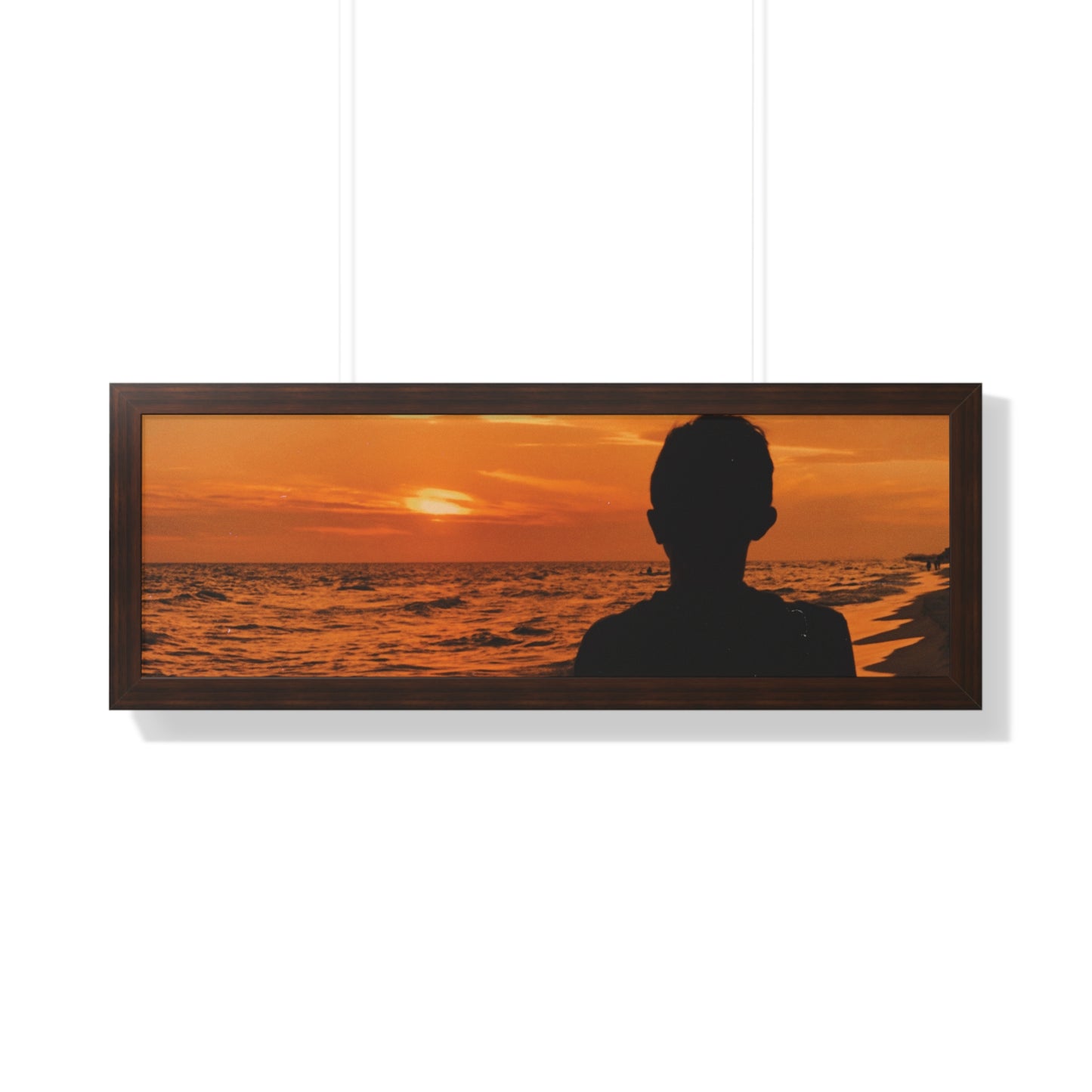 Fine Art Photography, Ocean Sunset Framed Print, Caribbean Waves Poster Print