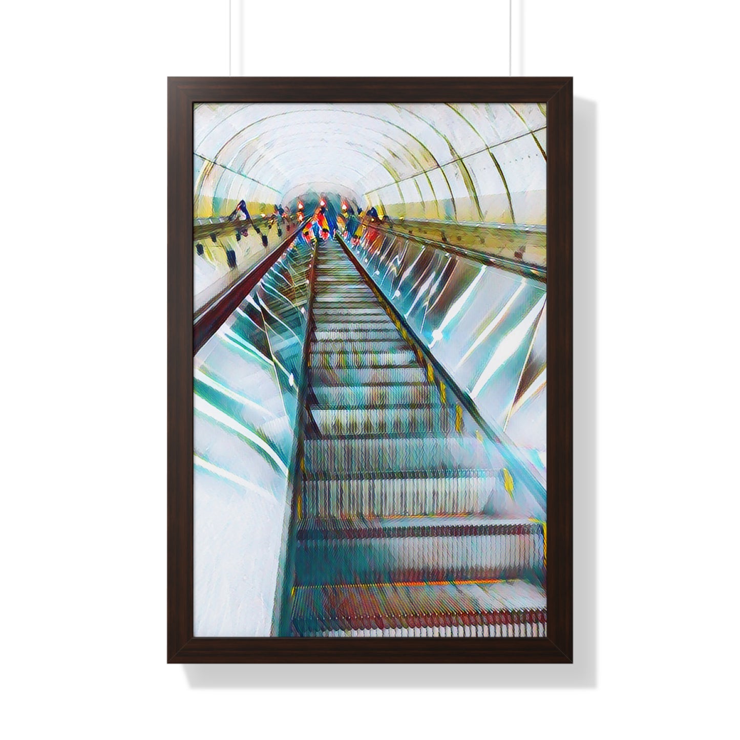 Washington Subway Art gift Framed Vertical Poster