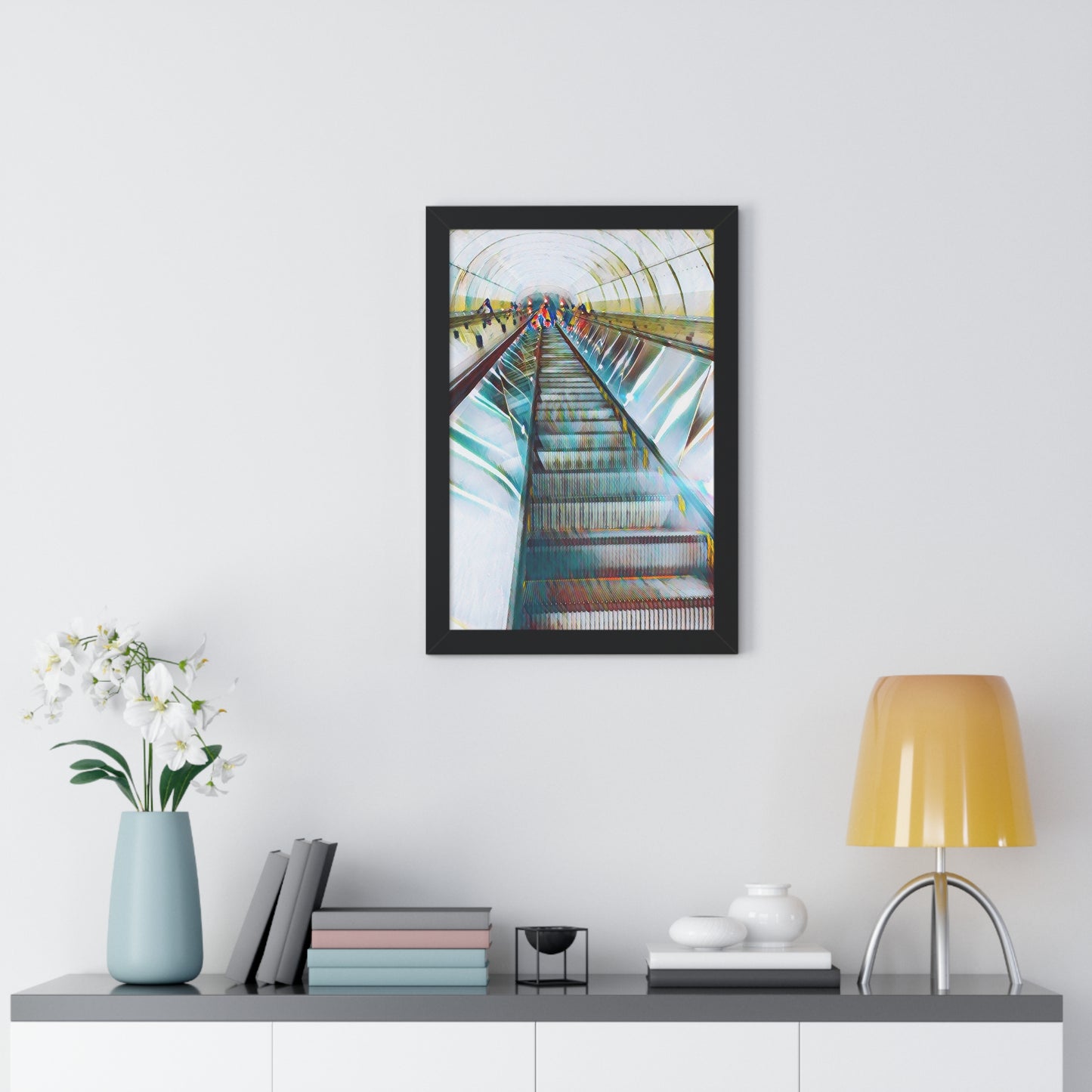 Washington Subway Art gift Framed Vertical Poster