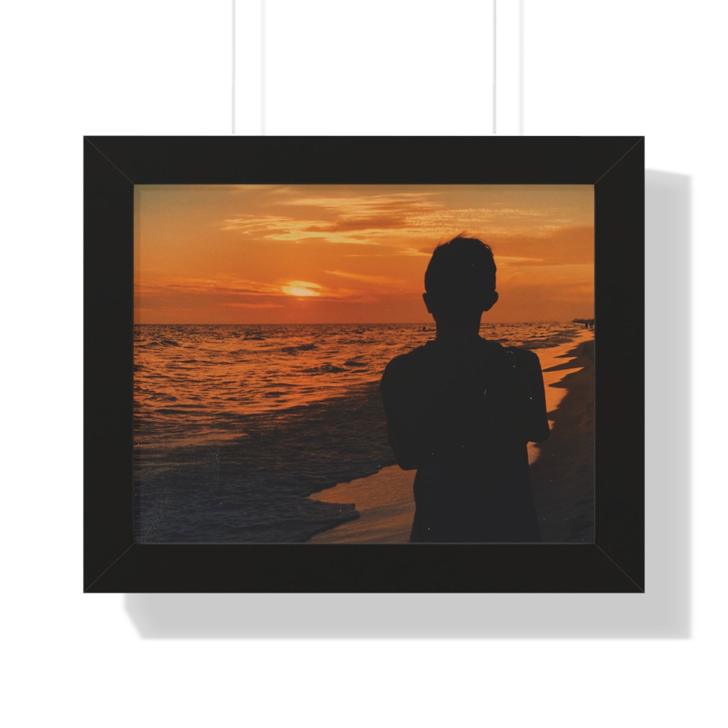 Fine Art Photography, Ocean Sunset Framed Print, Caribbean Waves Poster Print