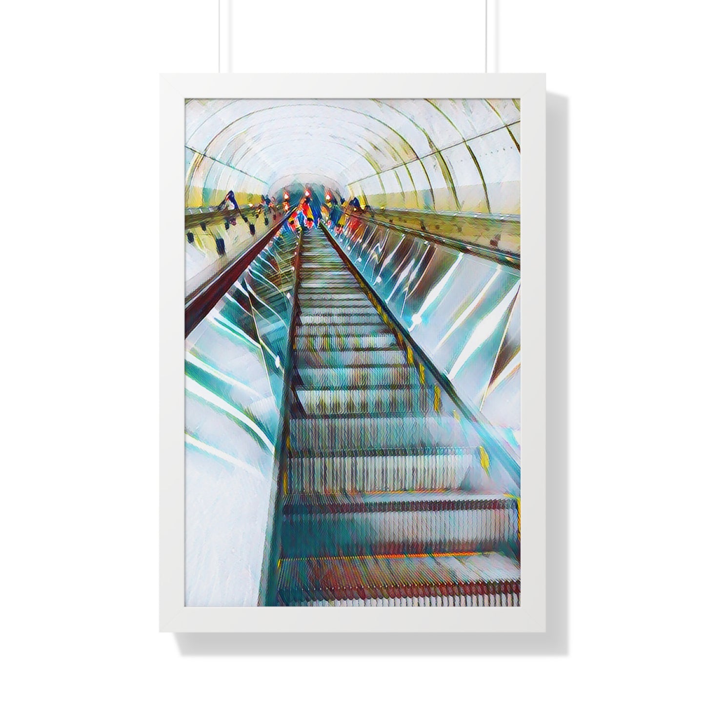 Washington Subway Art gift Framed Vertical Poster