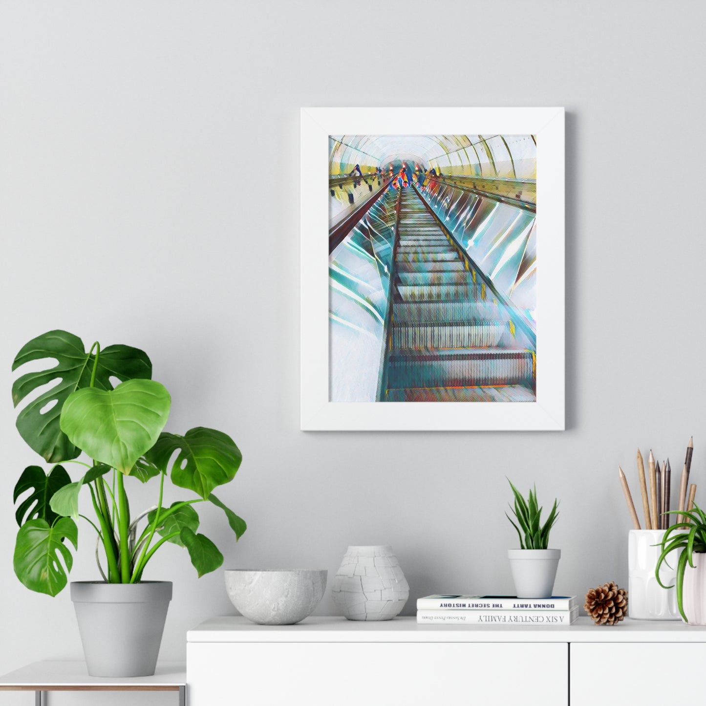 Washington Subway Art gift Framed Vertical Poster