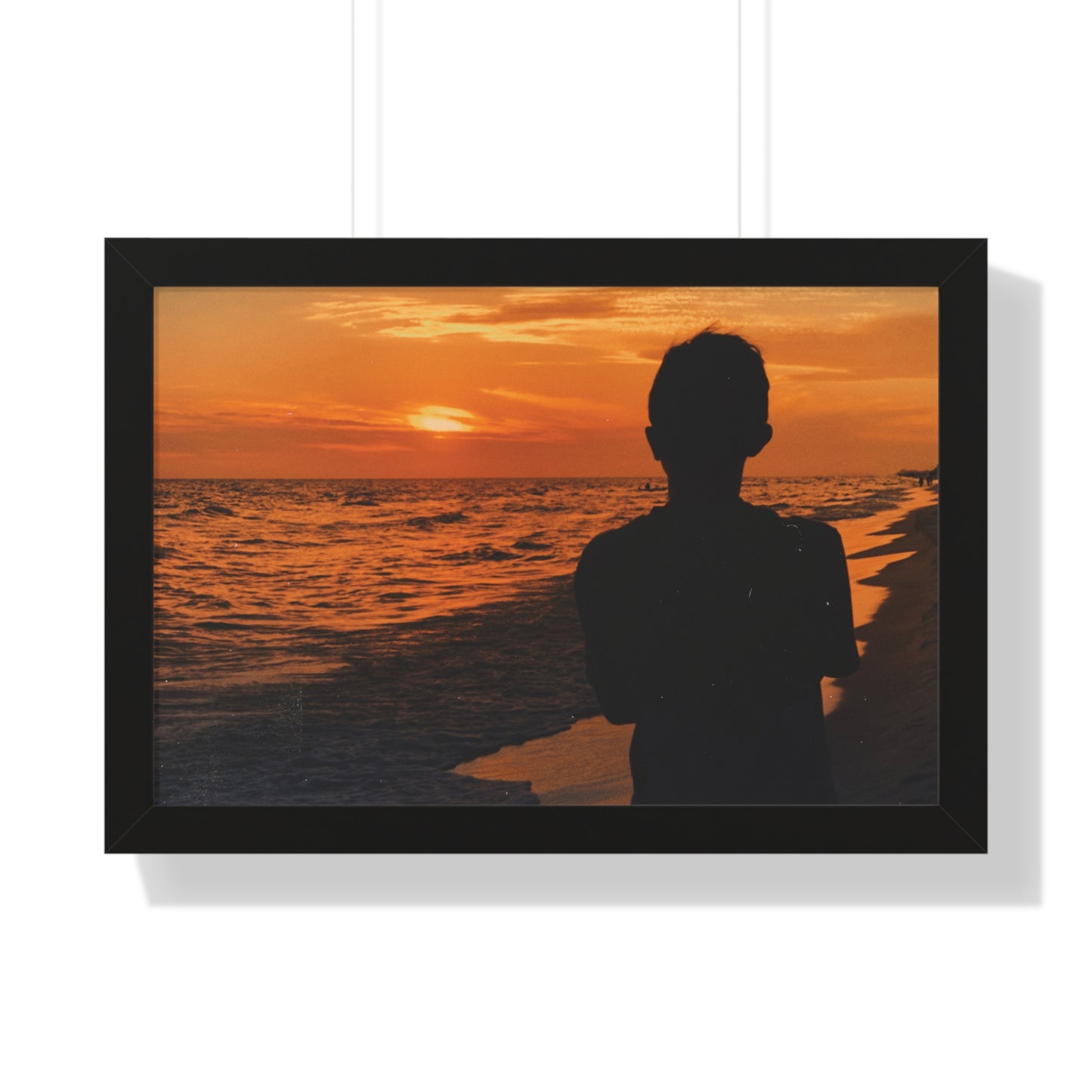 Fine Art Photography, Ocean Sunset Framed Print, Caribbean Waves Poster Print