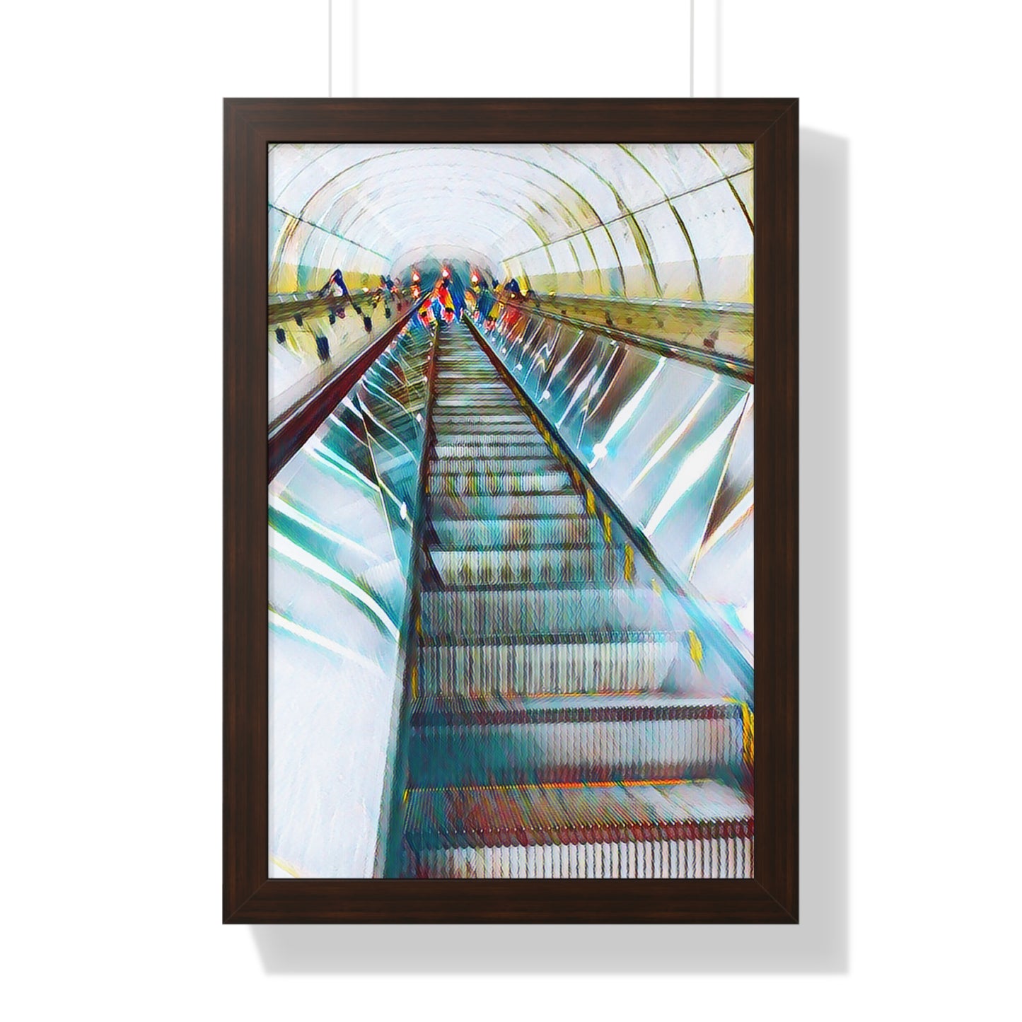 Washington Subway Art gift Framed Vertical Poster