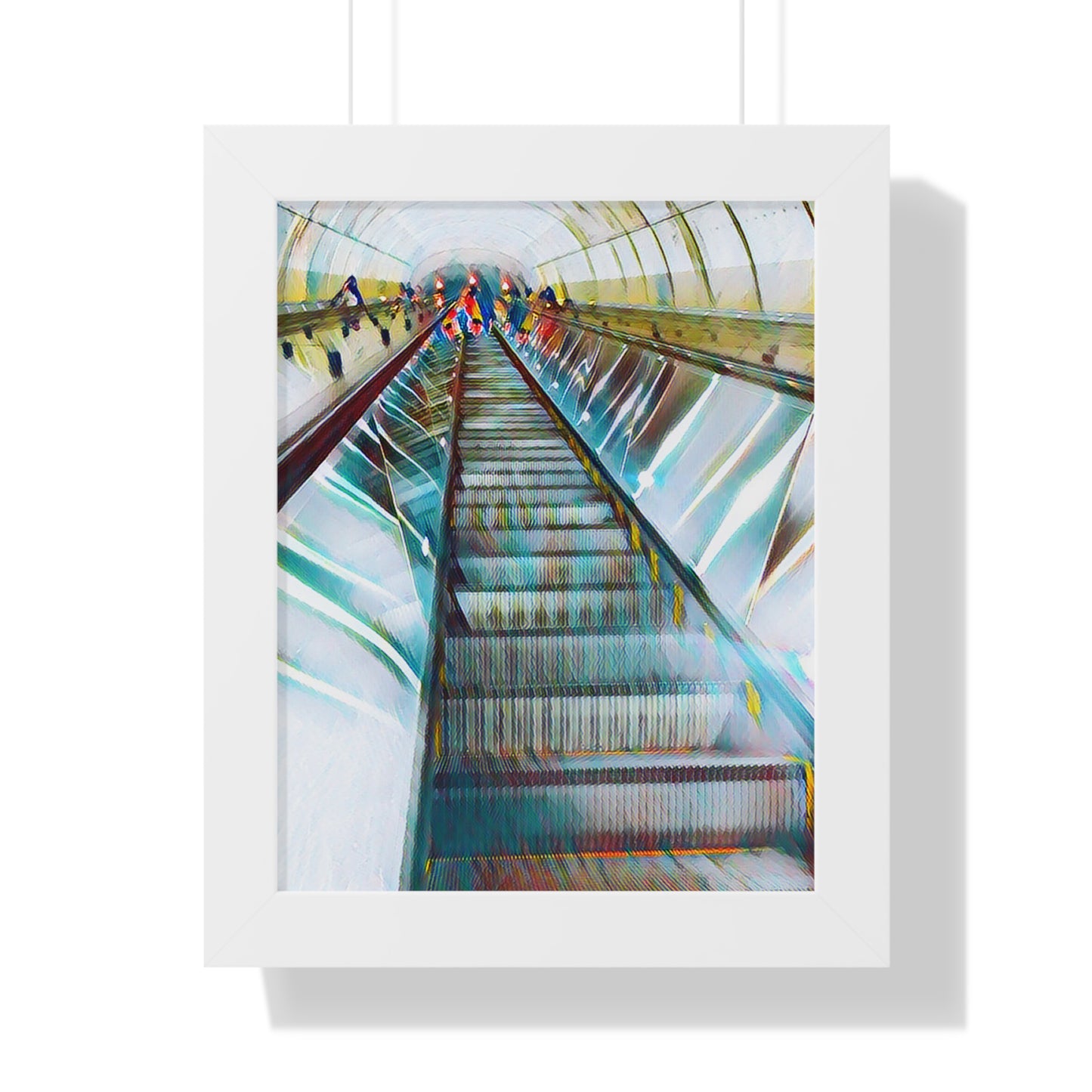 Washington Subway Art gift Framed Vertical Poster