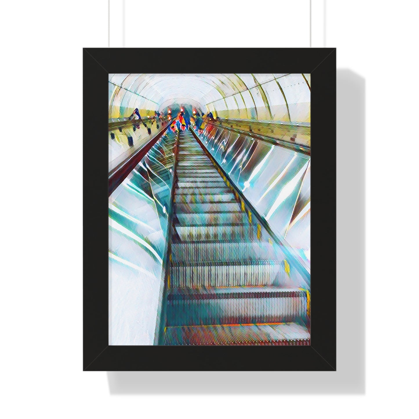 Washington Subway Art gift Framed Vertical Poster