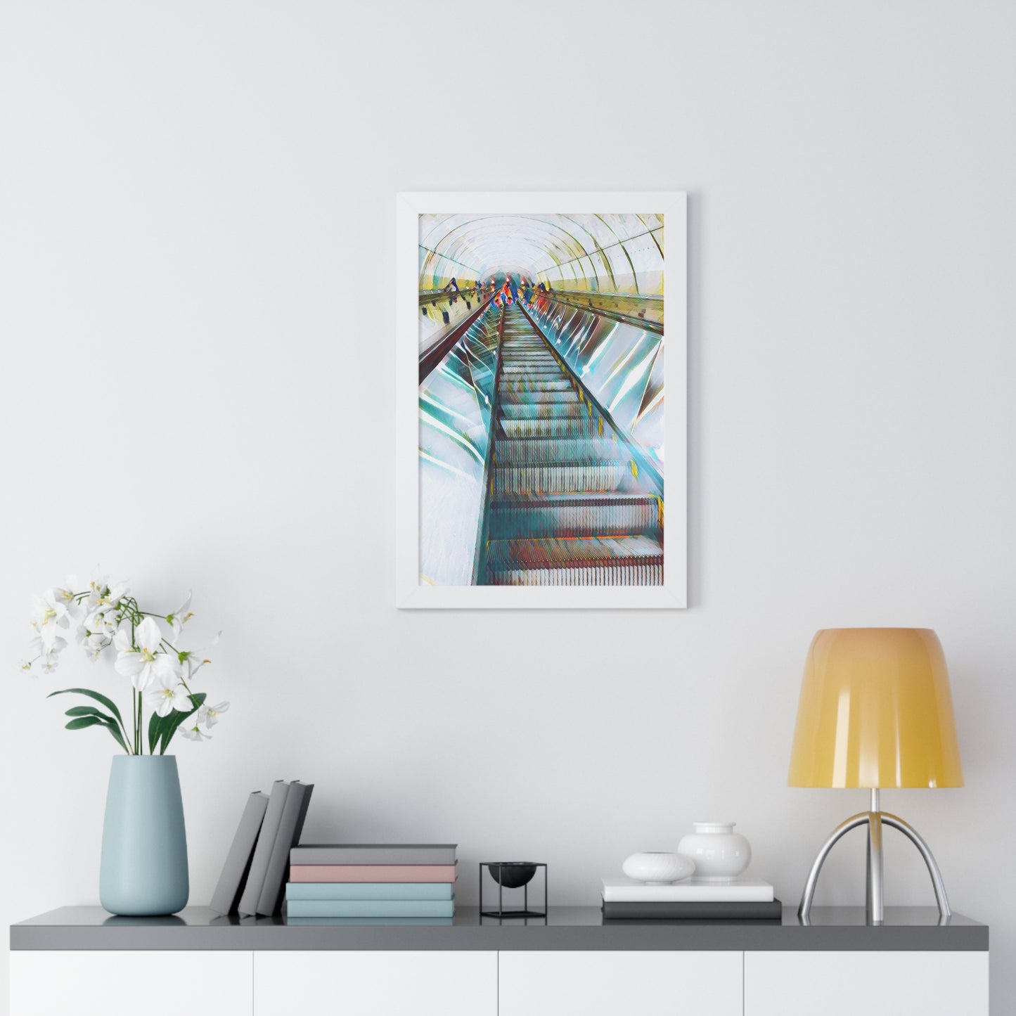 Washington Subway Art gift Framed Vertical Poster