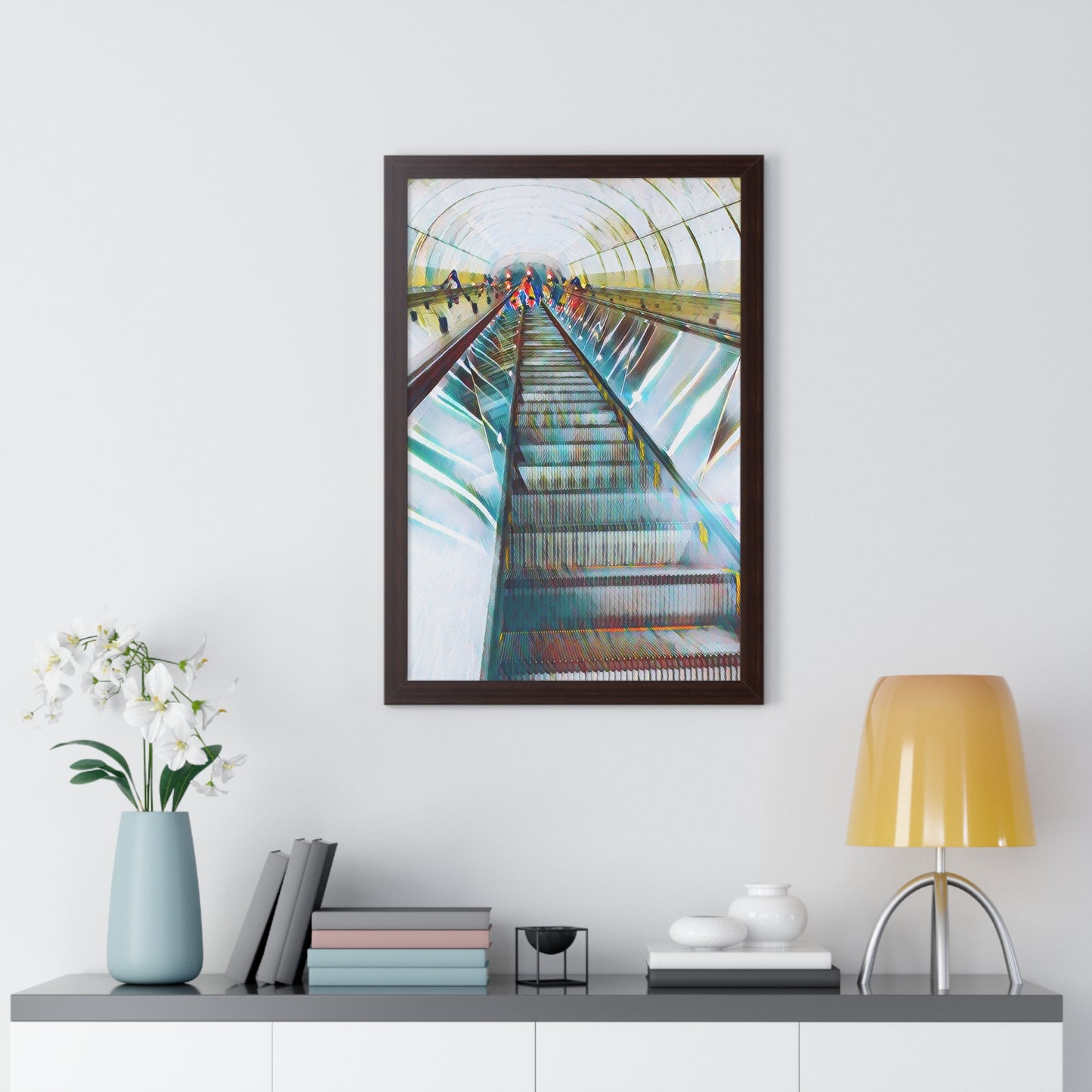 Washington Subway Art gift Framed Vertical Poster