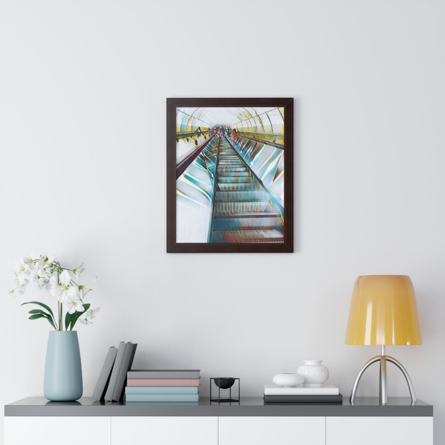 Washington Subway Art gift Framed Vertical Poster