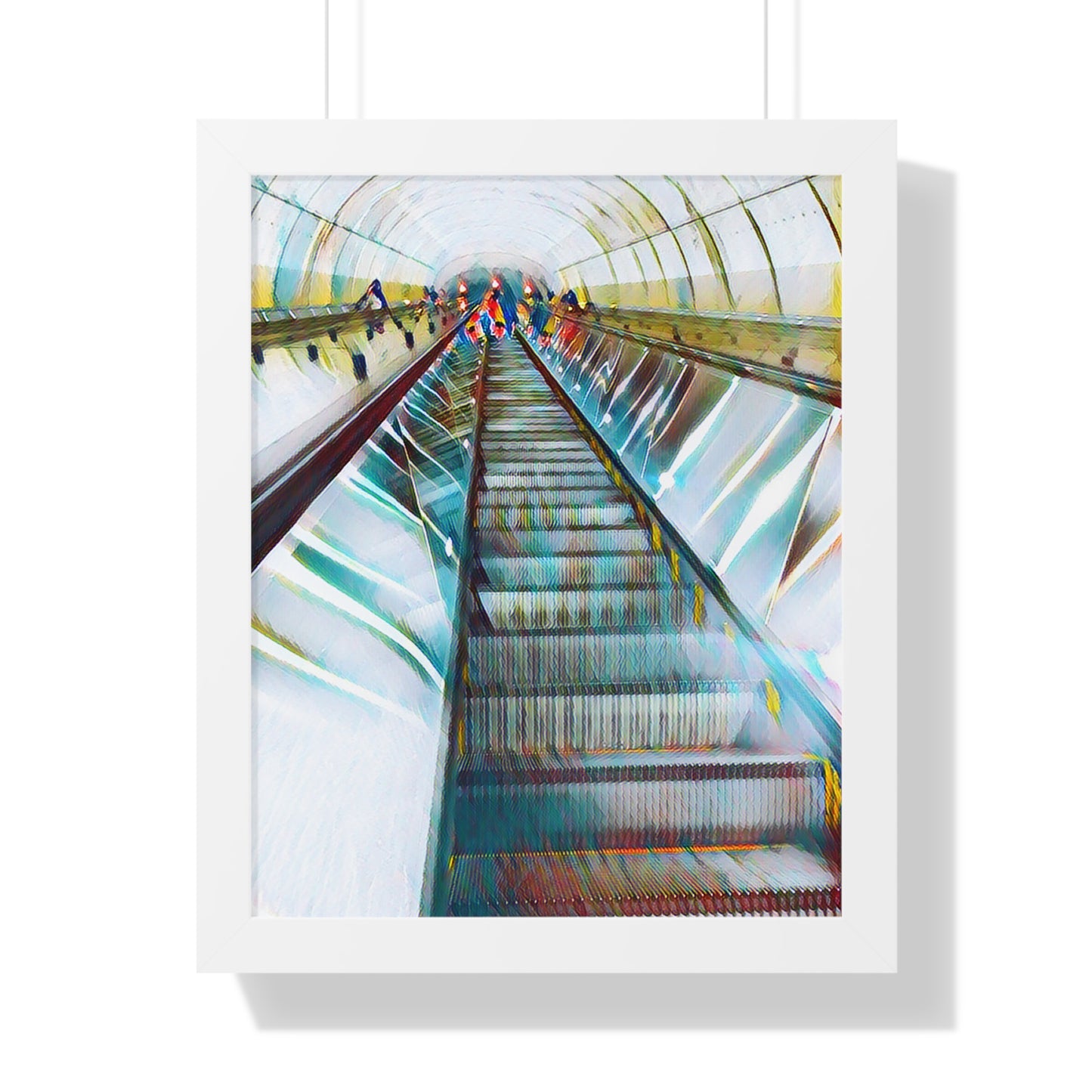 Washington Subway Art gift Framed Vertical Poster