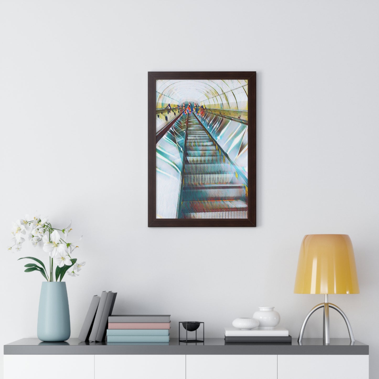 Washington Subway Art gift Framed Vertical Poster