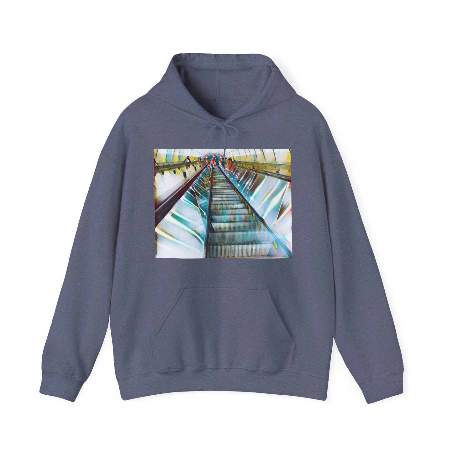 Art photography subway Unisex Heavy Blend™ Hooded Sweatshirt