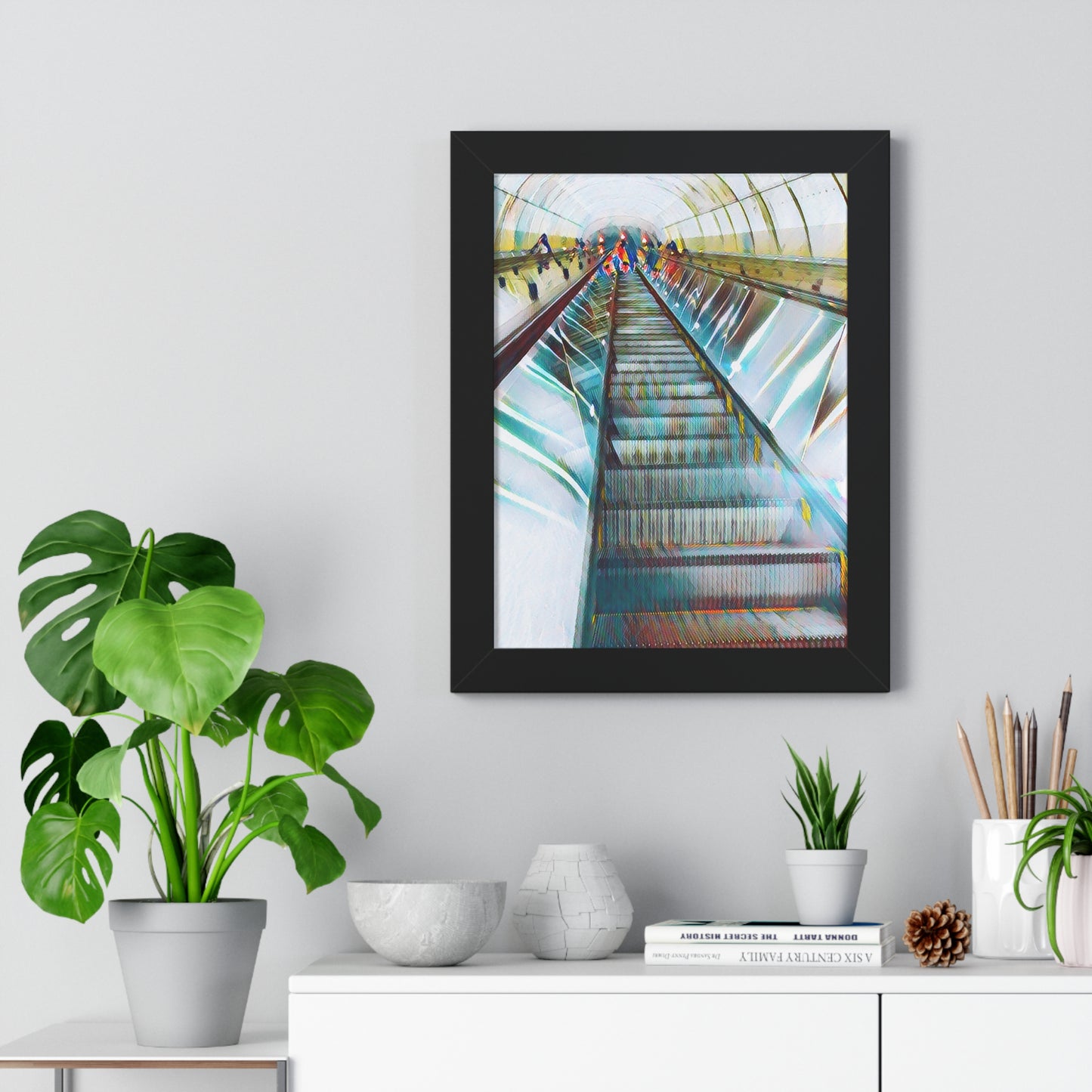 Washington Subway Art gift Framed Vertical Poster