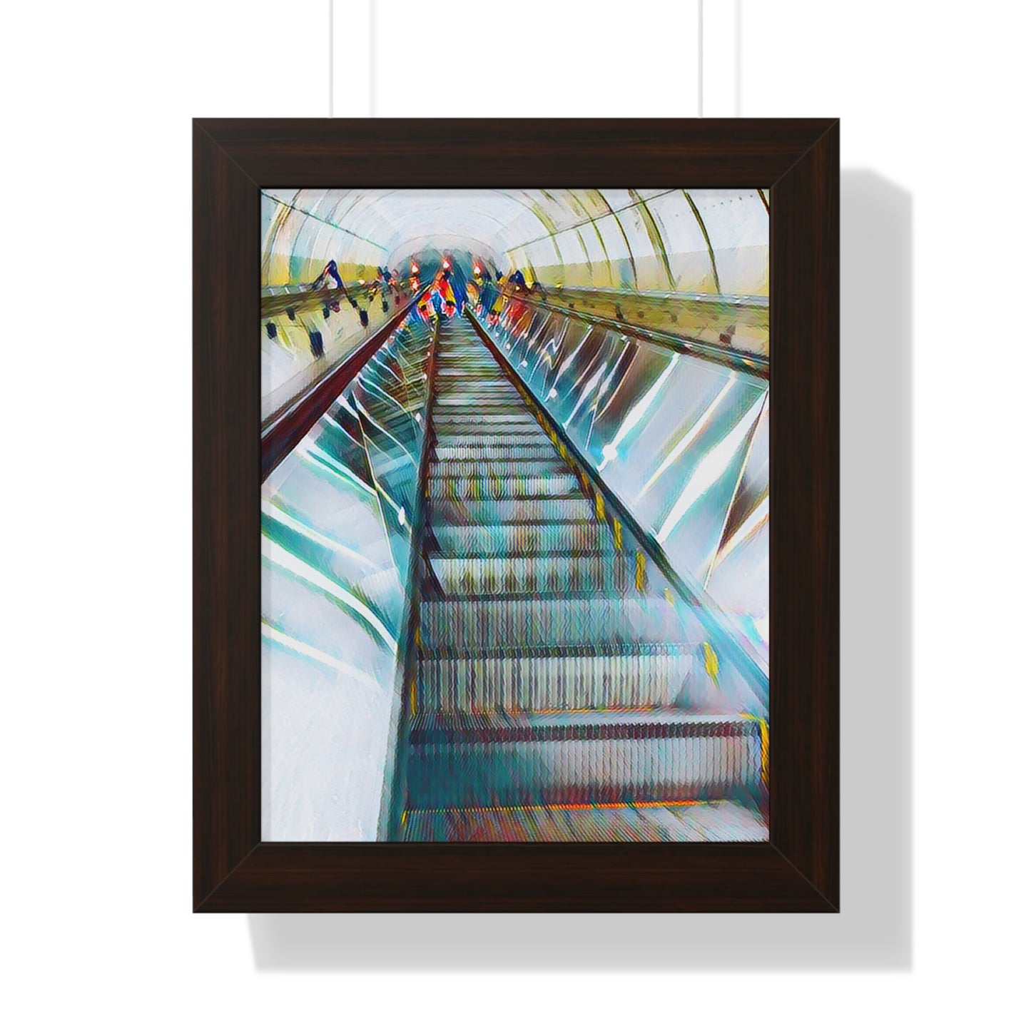 Washington Subway Art gift Framed Vertical Poster