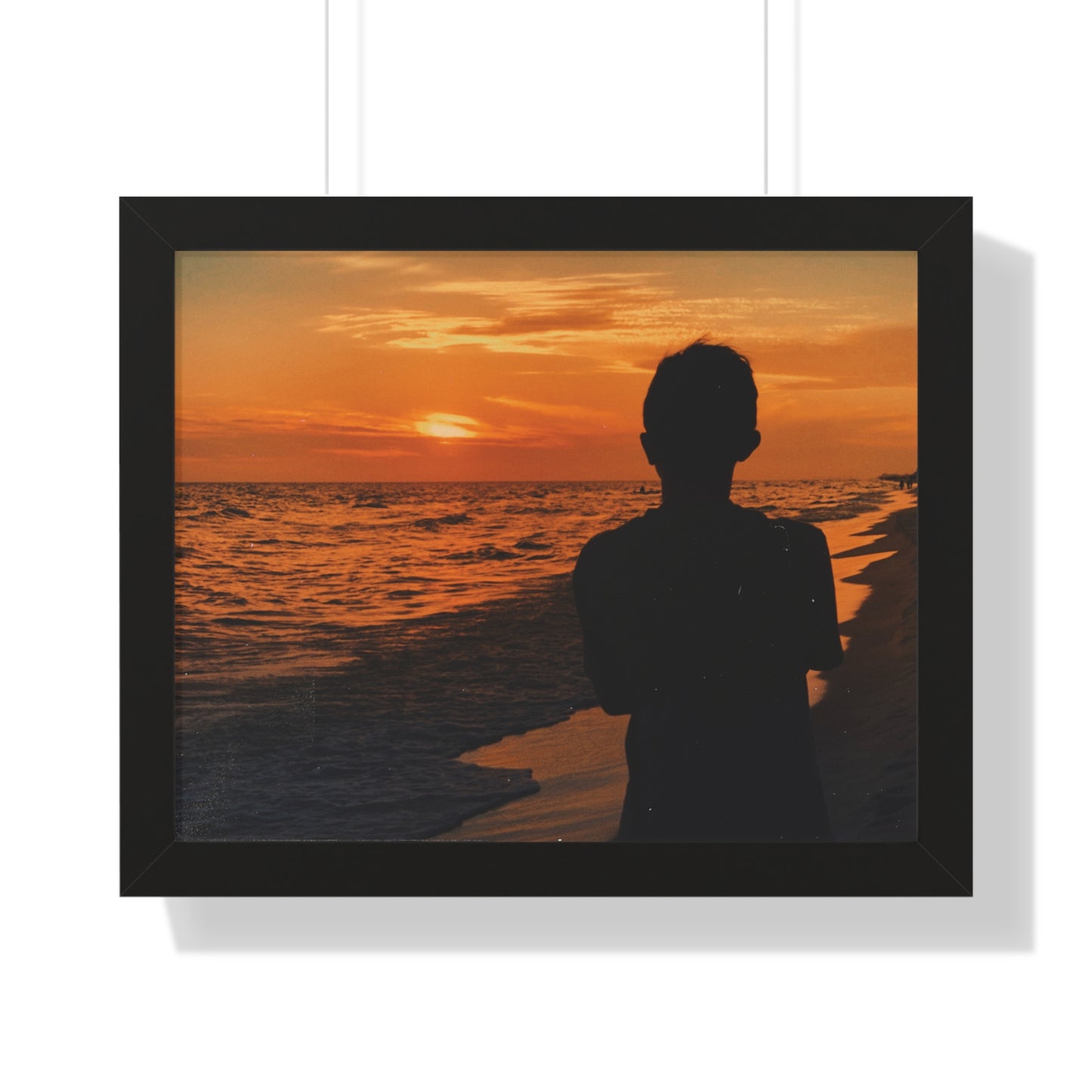 Fine Art Photography, Ocean Sunset Framed Print, Caribbean Waves Poster Print