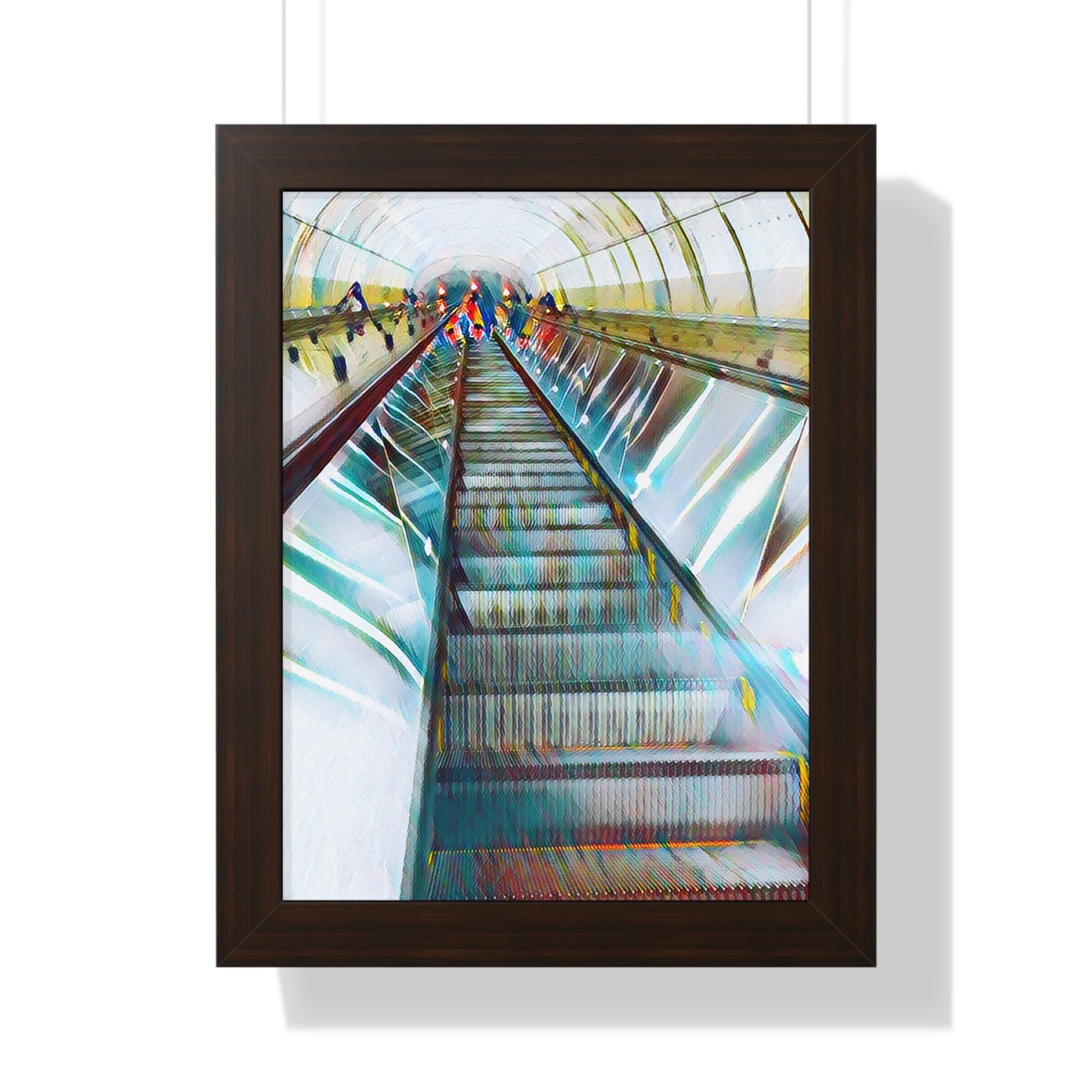 Washington Subway Art gift Framed Vertical Poster