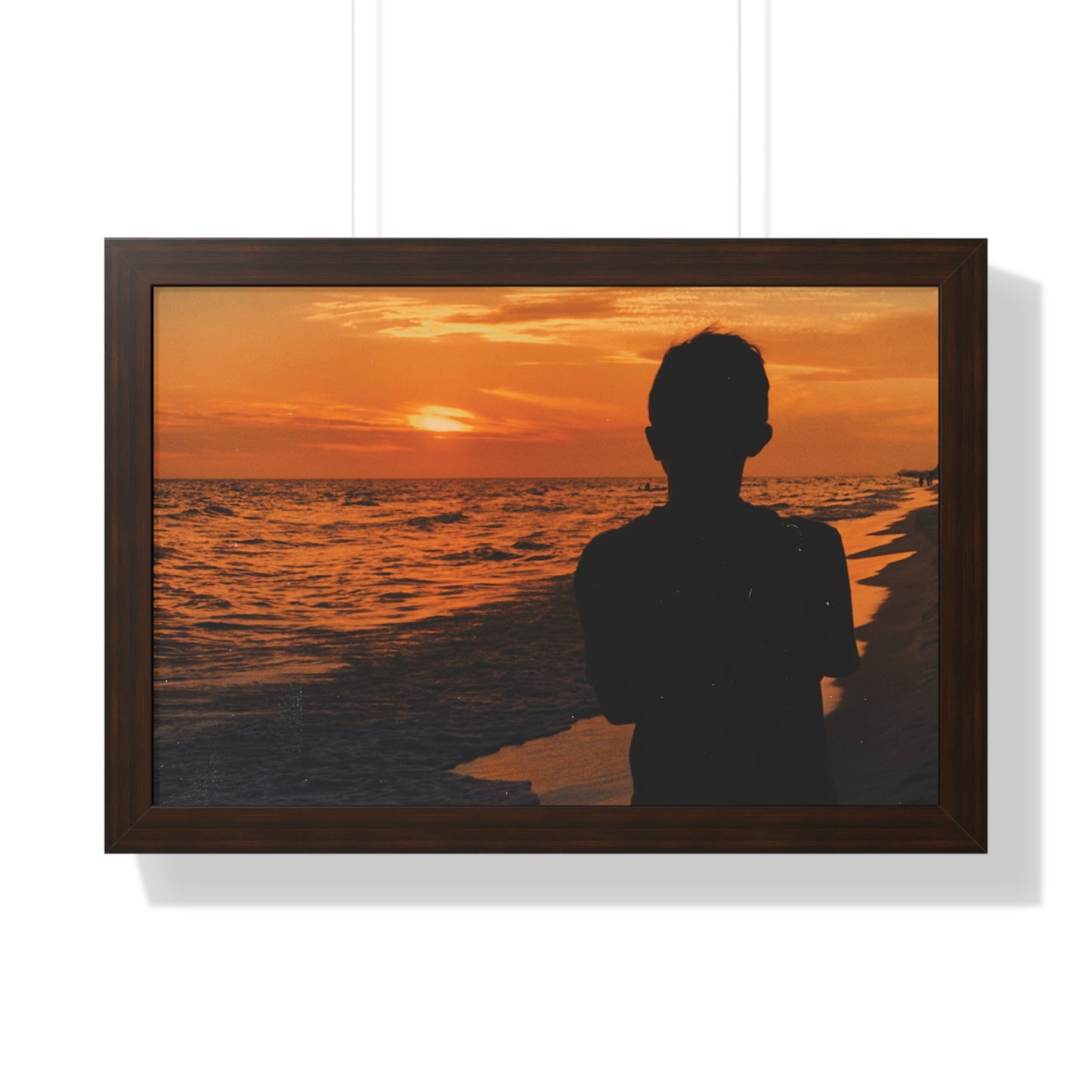 Fine Art Photography, Ocean Sunset Framed Print, Caribbean Waves Poster Print