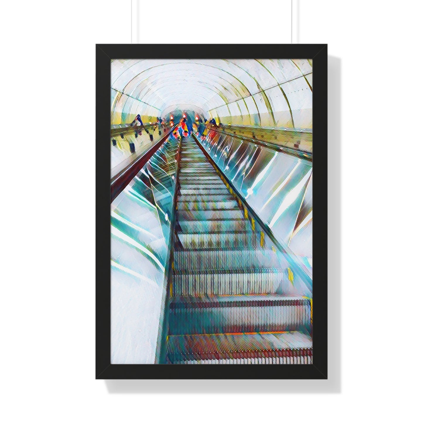 Washington Subway Art gift Framed Vertical Poster