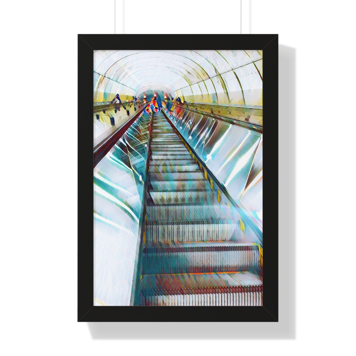 Washington Subway Art gift Framed Vertical Poster