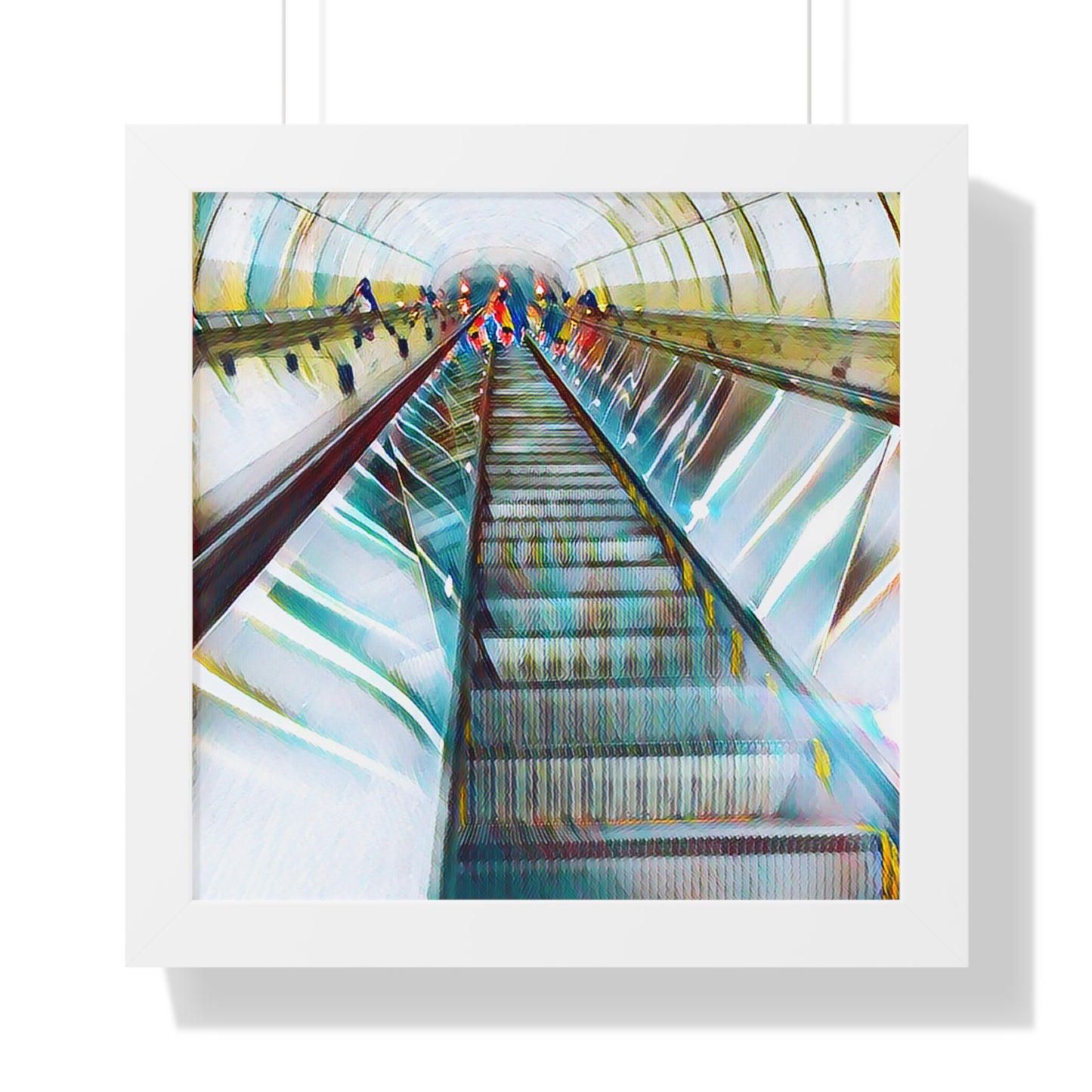 Washington Subway Art gift Framed Vertical Poster