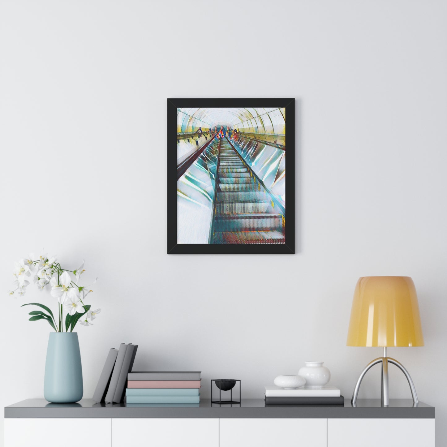 Washington Subway Art gift Framed Vertical Poster