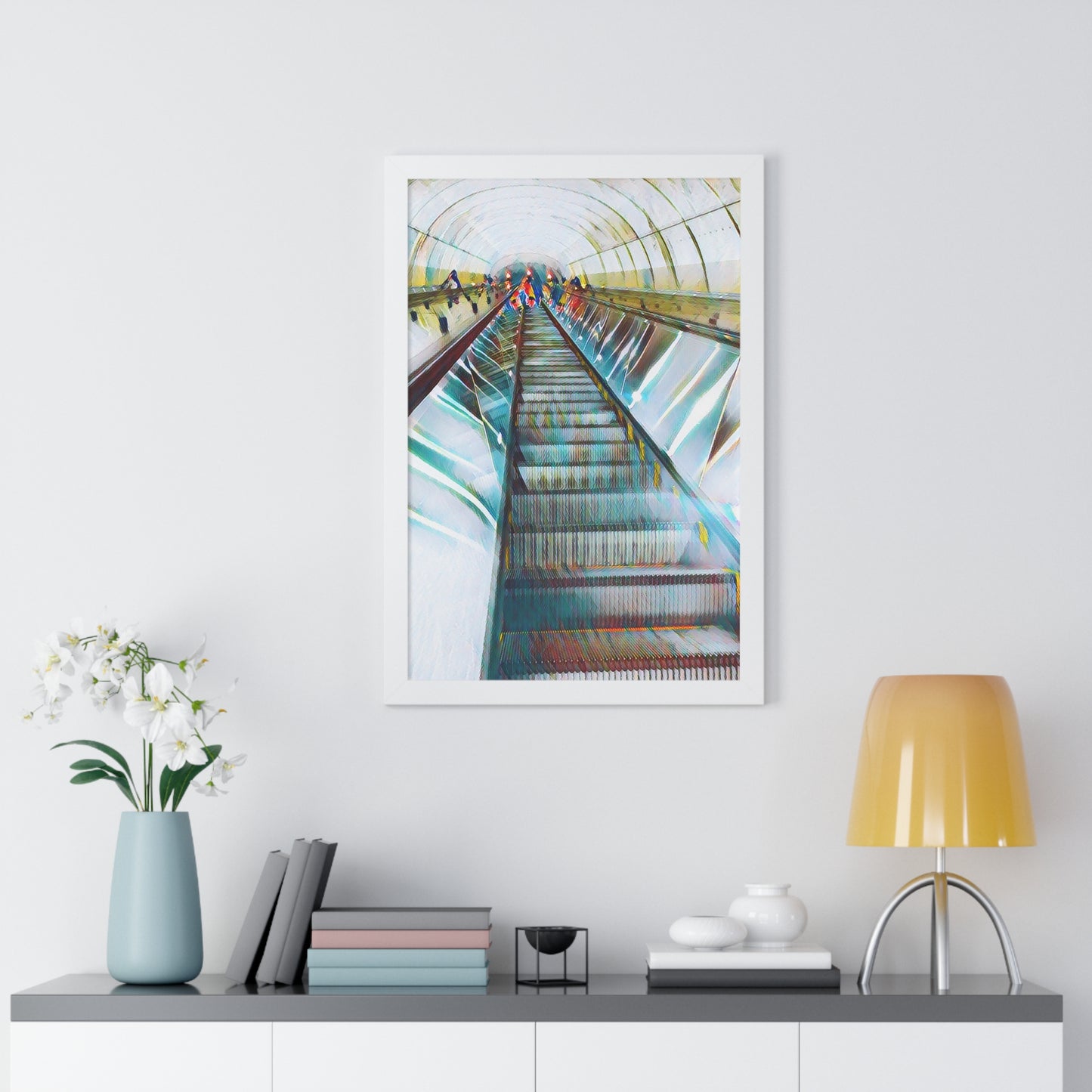 Washington Subway Art gift Framed Vertical Poster