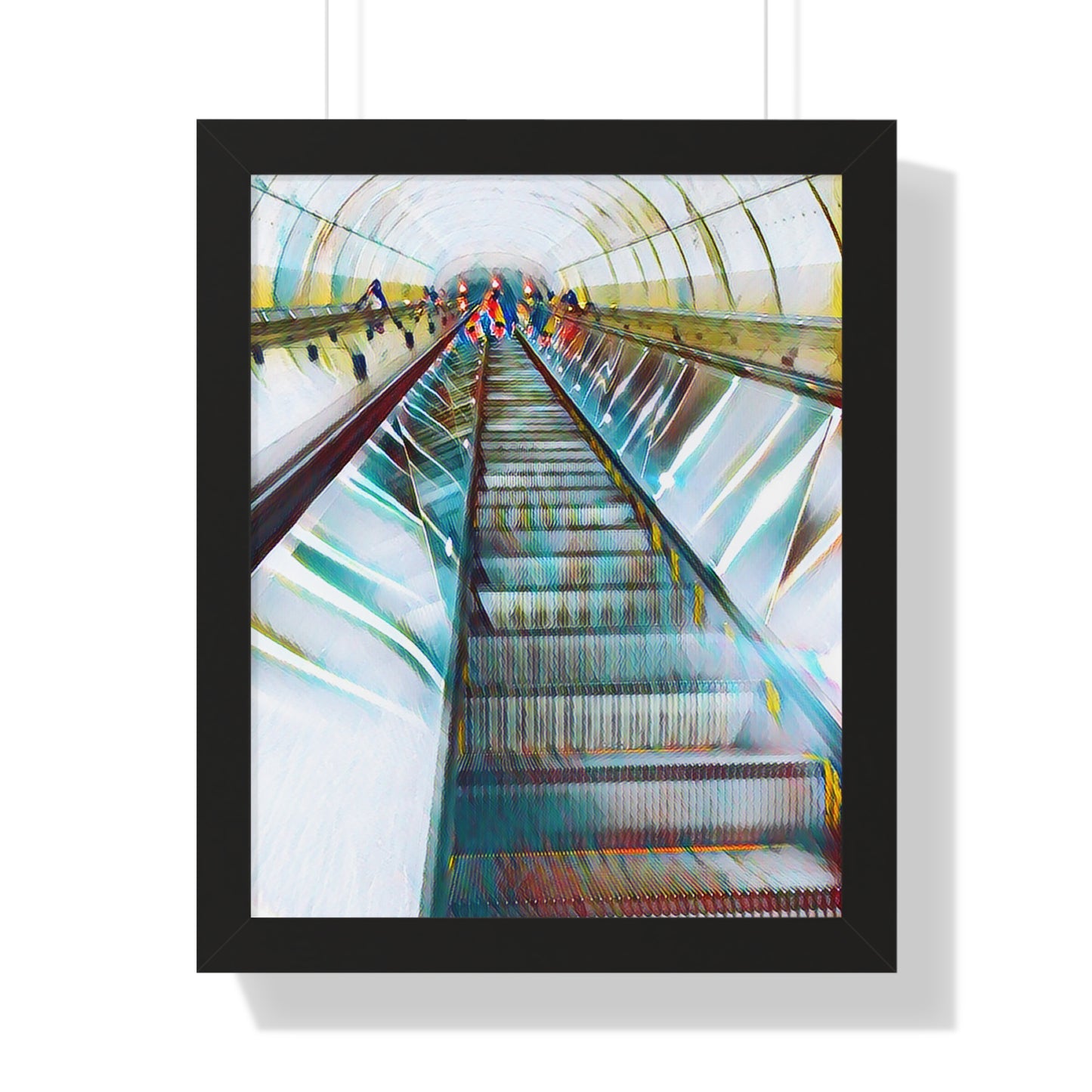 Washington Subway Art gift Framed Vertical Poster