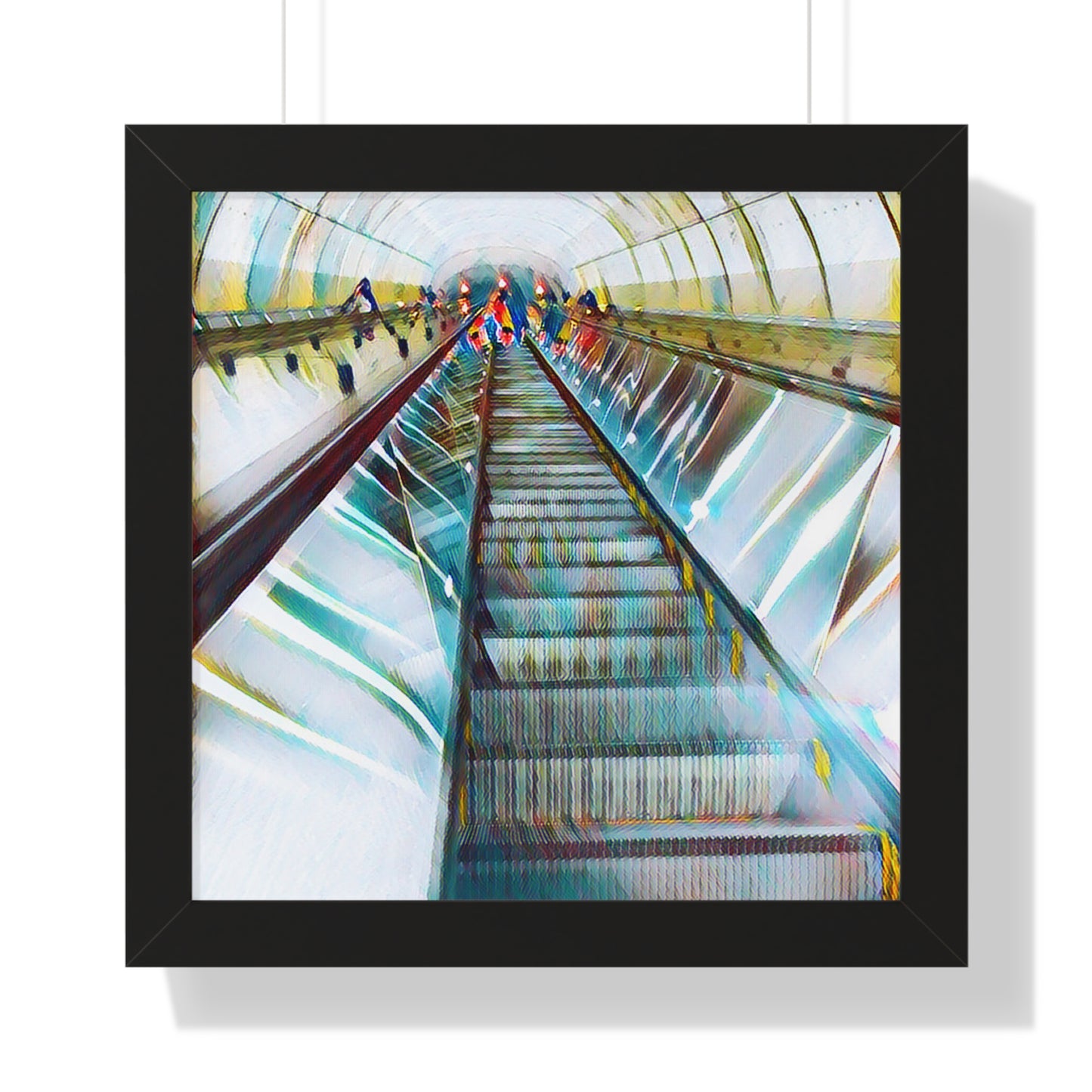 Washington Subway Art gift Framed Vertical Poster