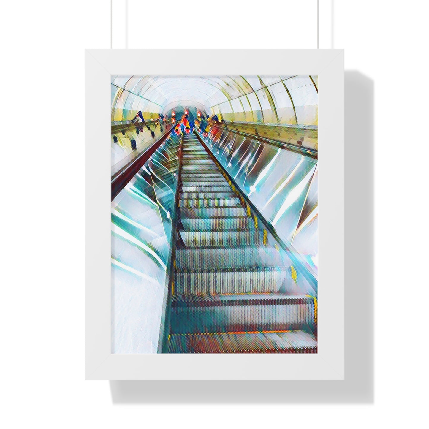 Washington Subway Art gift Framed Vertical Poster