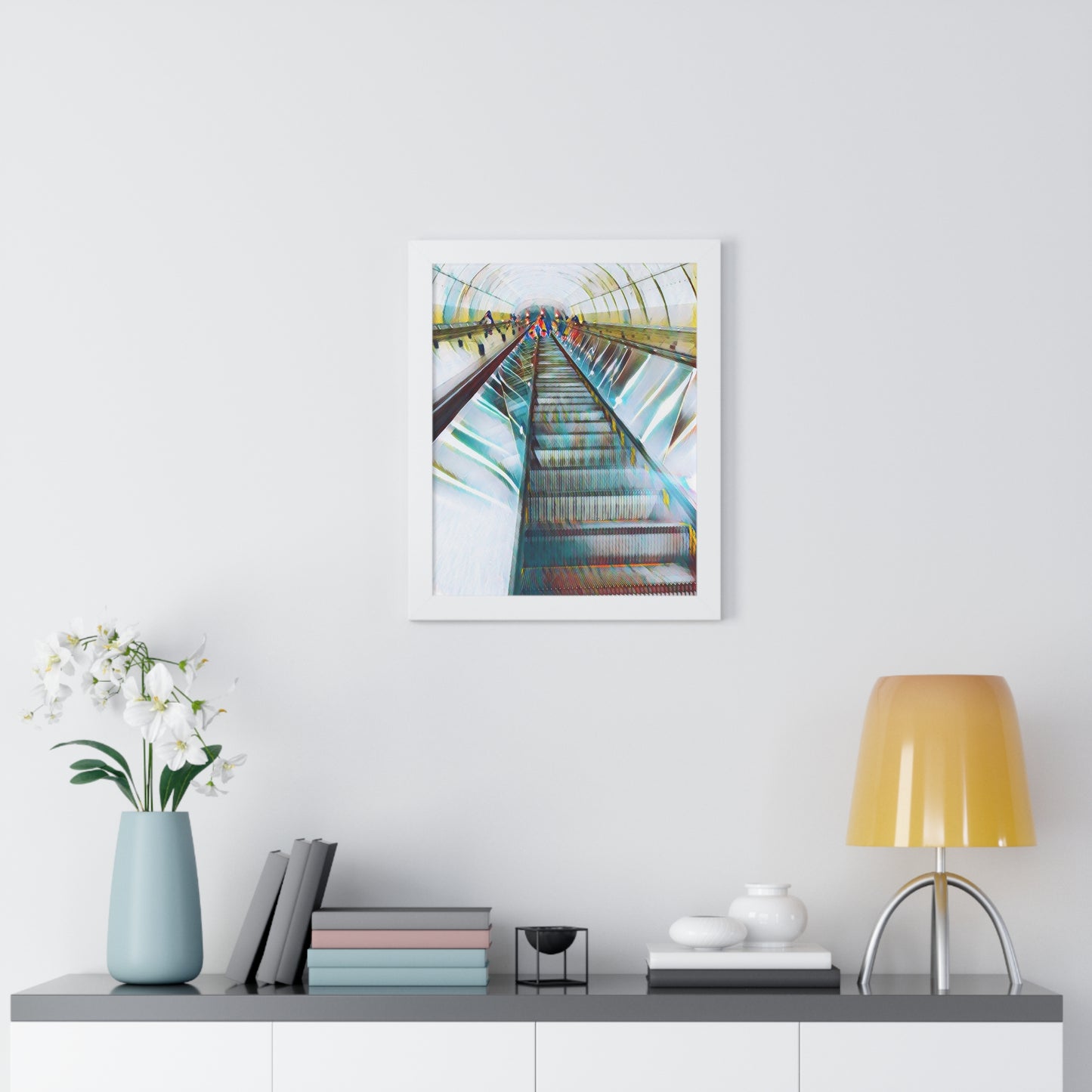 Washington Subway Art gift Framed Vertical Poster