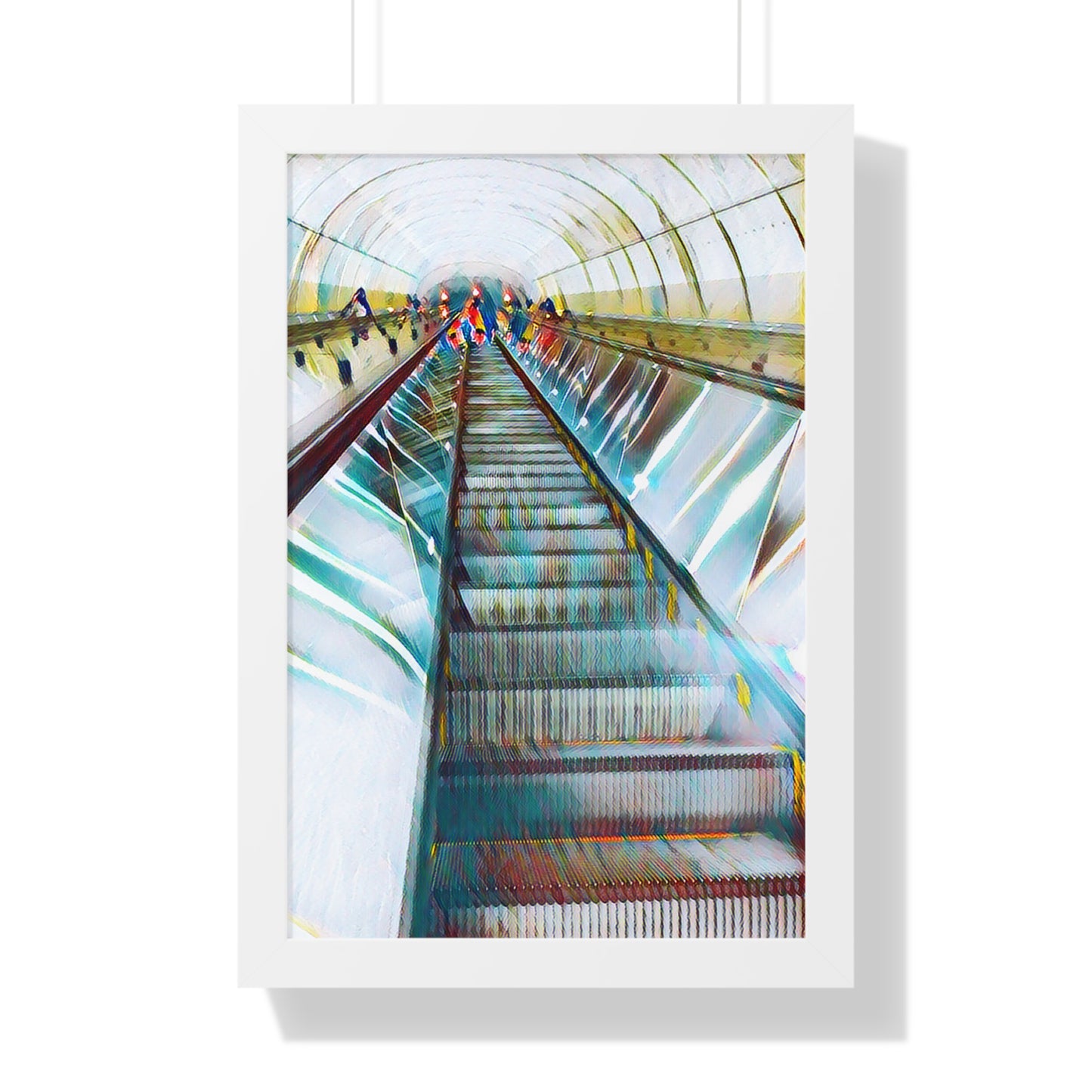 Washington Subway Art gift Framed Vertical Poster